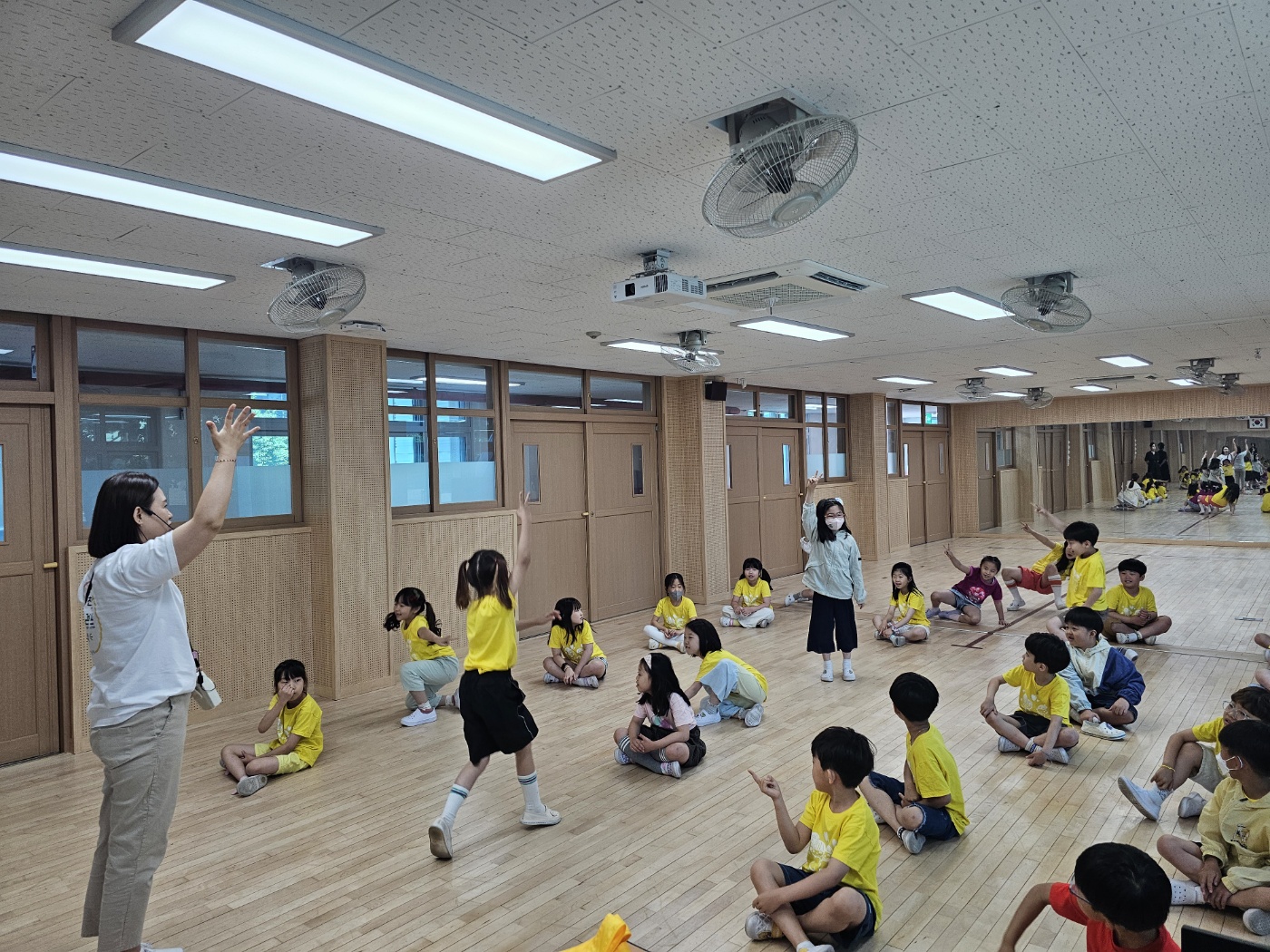 학교 놀이수업 현장